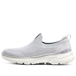 Кроссовки go walk 6 'light grey' Skechers, серый 124530-ltgy | light grey