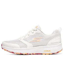 Кроссовки go run consistent 'white orange' Skechers, белый 128292-wor | white/orange