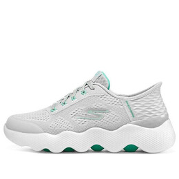 Кроссовки go walk massage fit 'grey aqua' Skechers, серый 124916-gyaq | grey/aqua
