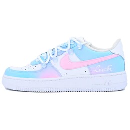 Кроссовки Nike Air Force 1 Skateboarding Shoes Women's Low-top Pink/Blue, синий/розовый dd8959-100(team335-41飘恋少女) | blue/pink