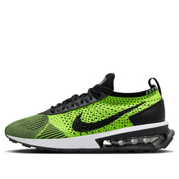 Кроссовки air max flyknit racer 'volt black' Nike, мультиколор dm9073-700 | volt/white/sequoia/black