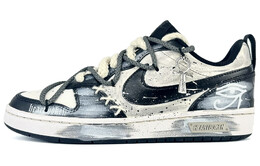 Кроссовки Nike Court Borough Skateboard Shoes Women's Low-Top White bq5448-115(team45-上帝之眼4.0） | black