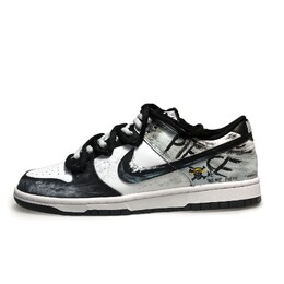 Кроссовки Nike Dunk Skateboard Shoes Women's Low-Top Black cw1590-100(team240-海贼王） | black