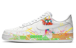 Кроссовки Nike Air Force 1 Skateboard Shoes Women's Low-Top White Blue dd8959-100(team10-画笔龙) | white