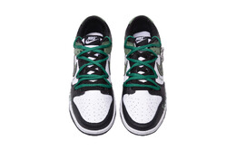 Кроссовки Nike Dunk Skateboarding Shoes Unisex Low-top Green, черный dd1391-100(team348-男款街头信仰) | black