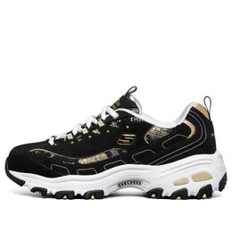 Кроссовки d lites 1.0 black/white/golden Skechers, черный 13091-bkgd | blackwhitegold