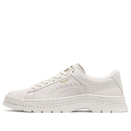 Кроссовки utility suede 'pastel parchment' Puma, белый 370981-02 | white