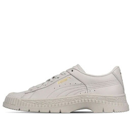 Кроссовки utility leather 'glacier gray' Puma, белый 370982-02 | white