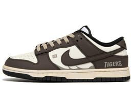 Кроссовки Nike Dunk Skateboarding Shoes Unisex Low-top Dark Brown, коричневый dd1391-100(team94-荒野竞技) | dark brown