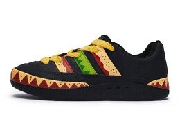 Кроссовки Adidas Athletics Skateboarding Shoes Unisex Low-top Yellow/green, черный/оранжевый ie7363(team80-男女同款汉堡包s-box) | black orange yellow green