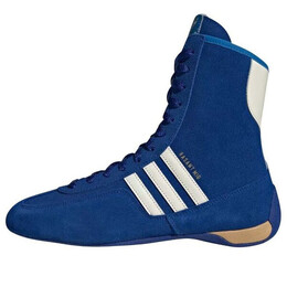 Кроссовки rasant mid 'blue white' Adidas, синий ji2503 | royal blue/off white/blue bird