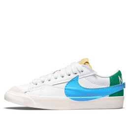 Кроссовки blazer low '77 jumbo 'mismatch' Nike, белый dq1470-100 | white/blue