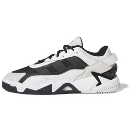 Кроссовки Adidas Niteball 2.0 Lifestyle Shoes Unisex Mid-top Black/white, черный fz5799 | black/true white