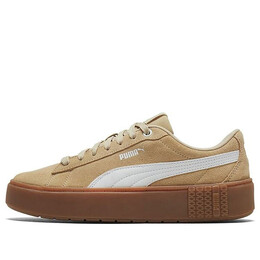 Кроссовки smash platform v2 suede 'pale khaki' Puma, хаки 373037-03 | pale khaki/white