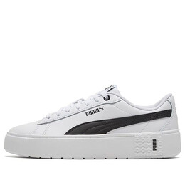 Кроссовки smash platform v2 l 'white black' Puma, белый 373035-02 | white/black