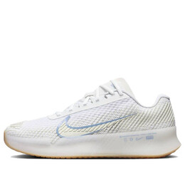 Кроссовки court air zoom vapor 11 hc 'white light blue' Nike, белый dr6965-105 | white/blue/gum