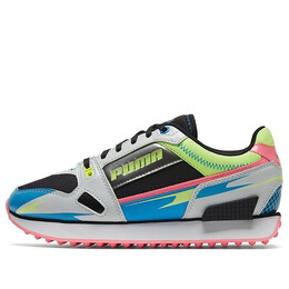 Кроссовки mile rider 'sunny getaway - fizzy yellow grey' Puma, желтый 373443-03 | yellow/blue/gray/black/green/pink