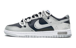 Кроссовки Nike Dunk Skateboard Shoes Women's Low-Top Black/Gray White dh9765-102(team131-头号玩家sbox)