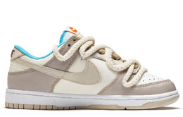Кроссовки Nike Dunk Skateboard Shoes Women's Low-Top White fq6864-111(team177-不怪熊仔) | light brown