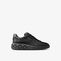 Низкие кроссовки из кожи с тисненым логотипом Diamond light Jimmy Choo, черный r04319846 | v black/black