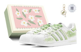 Кроссовки для скейтбординга Superstar Series, унисекс, низкие, белый Adidas eg4958(teams2-浪漫山茶s-box) | yellow green