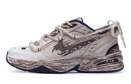 Кроссовки Nike Air Monarch 4 Chunky Sneakers Unisex Low-top White, белый 415445-102(team80-男女同款墟烬) | reddish-brown white