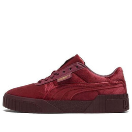 Кроссовки cali 'burgundy velour' Puma, красный 375837-01 | wine red/gold