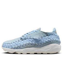 Кроссовки air footscape woven 'washed denim' Nike, синий fv6103-400 | denim/wheat gold/ice blue/white/summit white