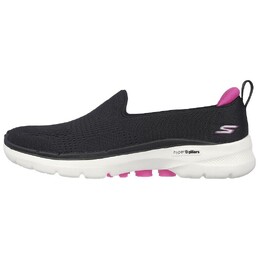 Кроссовки Skechers Go Walk 6 Lifestyle Shoes Women's Low-top Black / Pink, черный/розовый 124571-bkhp | black / pink