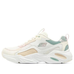 Кроссовки stamina airy 'white green cream yellow pink' Skechers, белый 149921-wmlt | white/green/creamyellow/pink