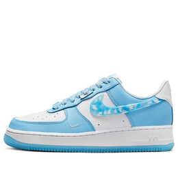 Кроссовки air force 1 '07 lx 'nail art - celestine blue' Nike, синий dx2937-100 | celestine blue