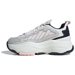 Кроссовки Adidas OZGAIA Lifestyle Shoes Women's Low-top Light Gray, черный ih3397 | bright white/light gray/no.1 black