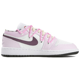 Баскетбольные кроссовки Air 1 Vintage женские с низким верхом фиолетовый/розовый Jordan dm8969-114(team4-女款果冻派对) | light purple
