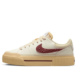 Кроссовки court legacy lift 'sail dark beetroot' Nike, мультиколор dz4766-133 | sail/sesame/coconut milk/dark beetroot
