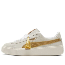 Кроссовки suede platform 'year of ox' Puma, белый 382292-02 | white/gold