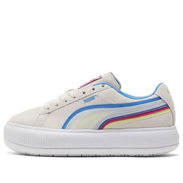 Кроссовки suede mayu triplex tech 'creamwhite blue red' Puma, белый 382580-01 | creamwhite/blue/red/yellow