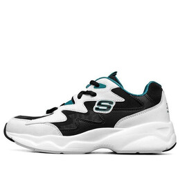 Кроссовки d'lites airy low-top running shoes white/black/green Skechers, белый 896005-wgrn | white/black/green