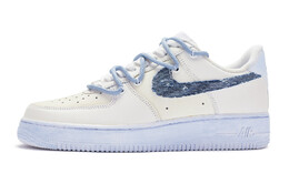 Кроссовки Nike Air Force 1 Skateboard Shoes Women's Low-Top Blue/Beige/White dd8959-100(team80-女款西部牛仔qd)