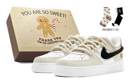 Женские кроссовки для скейтбординга Nike Air Force 1, Brown dh2920-111(teams-解构小熊女s-box) | brown