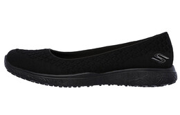 Кроссовки Microburst 1.0 Lifestyle женские с низким верхом черного цвета Skechers 23312-bbk