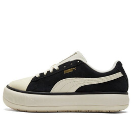 Кроссовки suede mayu tc sneakers black Puma, белый 385234-01 | ivory/black