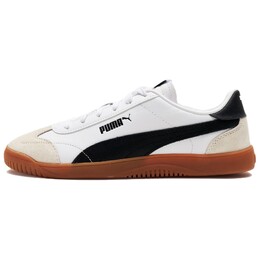 Кроссовки Puma Club 5v5 Skateboarding Shoes Women's Low-top, белый 395104-04 | white black brown