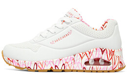 Кроссовки Skechers Uno Loving Love X James Goldcrown 'White Red Pink' Women's 155506-wrpk