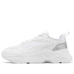 Кроссовки cassia 'distressed - white silver' Puma, белый 387645-02 | white/silver