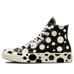 Кроссовки chuck 70 high 'polka dots - black' Converse, черный a01182c | black/white