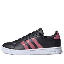 Кроссовки neo grand court розовые Adidas, черный fw0798 | black/pink