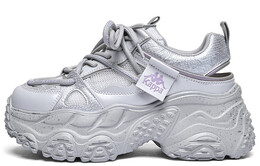 Кроссовки Kappa Chunky Sneakers Women's Low-top Silver, серый k0e45mc51j-1118a | cool grey/silver