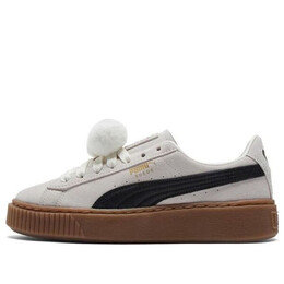Кроссовки suede platform 'cream white' Puma, белый 391902-01 | cream white / black / gold