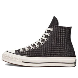 Кроссовки chuck 70 high 'houndstooth shine - black' Converse, черный a04277c | blackwhite