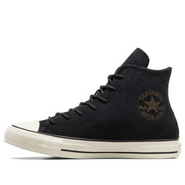 Кроссовки chuck taylor all star high 'mono suede - black' Converse, черный a04637c | black/black/egret